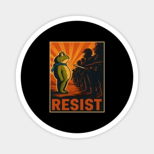 resist-frog Magnet